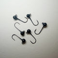 Round Head GEM Jigs (6-Pack) | UV & Glow Fishing Jigs