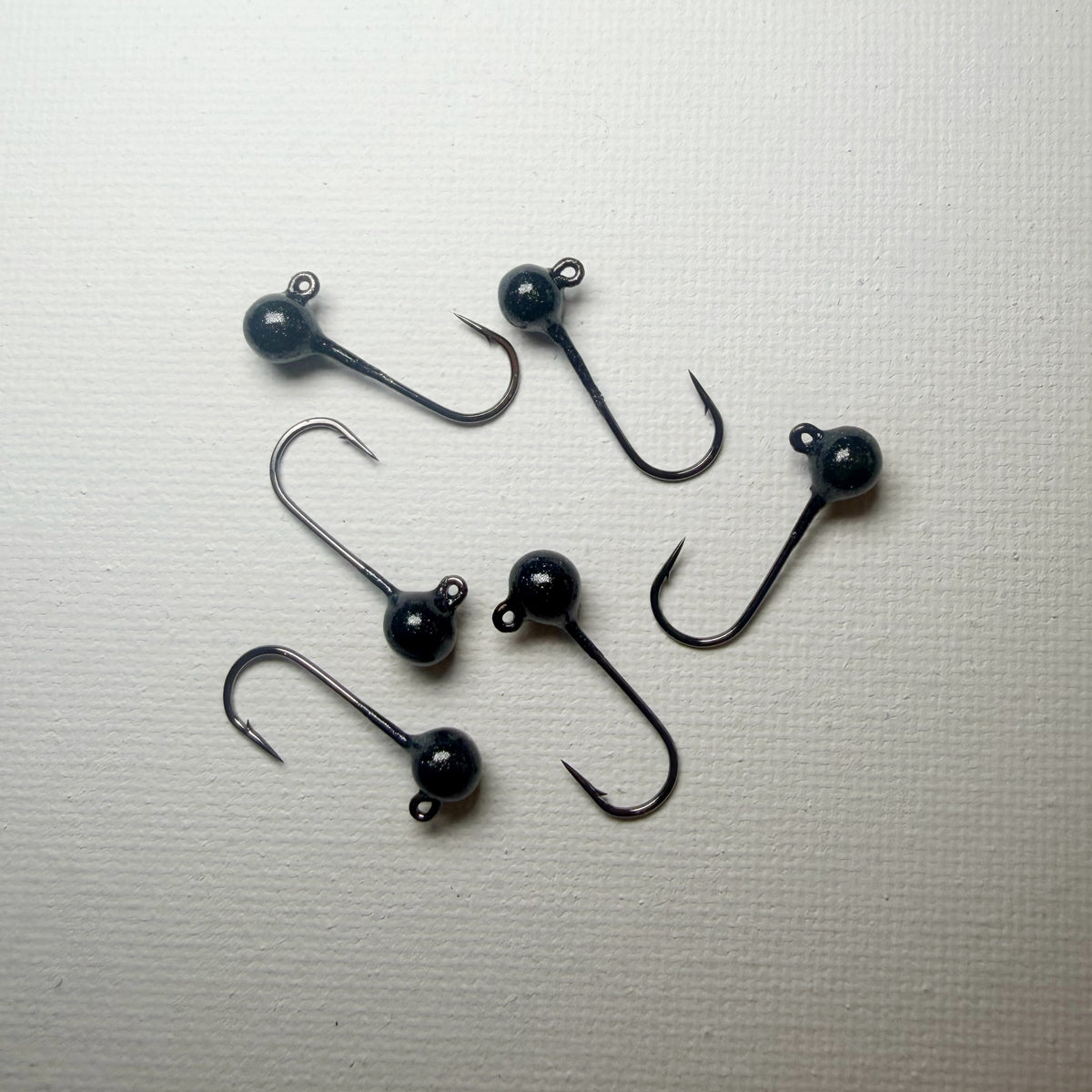 Round Head GEM Jigs (6-Pack) | UV & Glow Fishing Jigs
