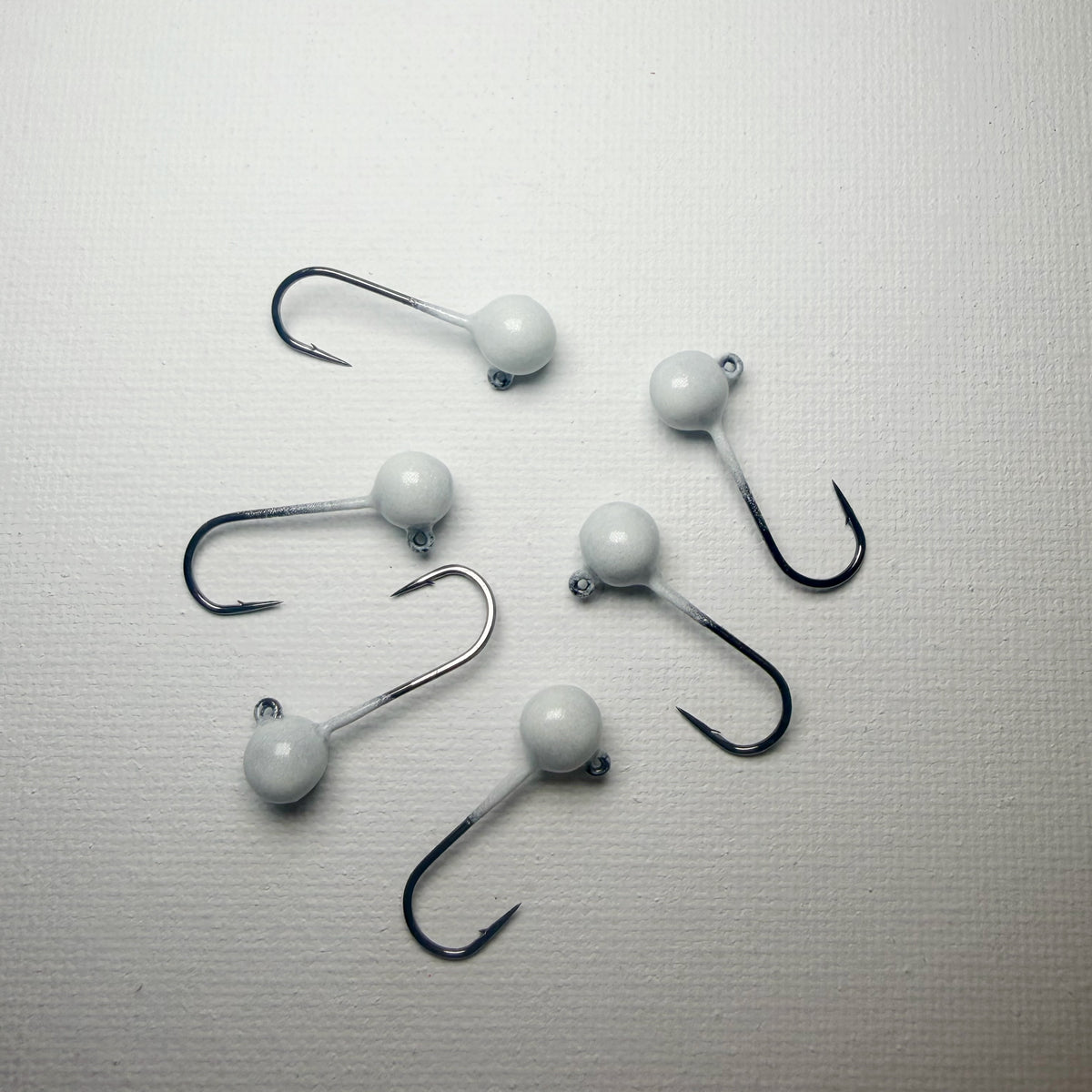 Round Head GEM Jigs (6-Pack) | UV & Glow Fishing Jigs