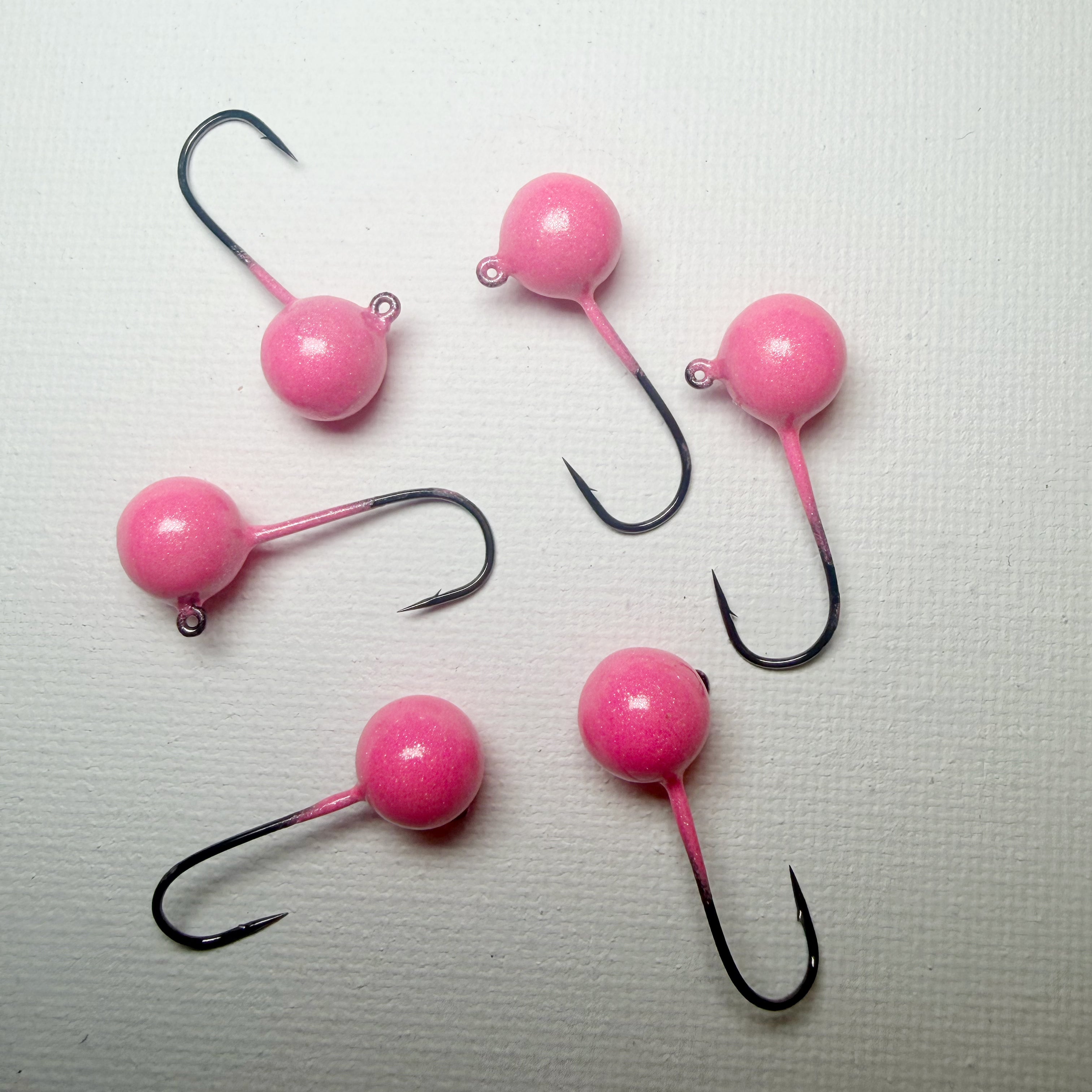 Round Head GEM Jigs (6-Pack) | UV & Glow Fishing Jigs