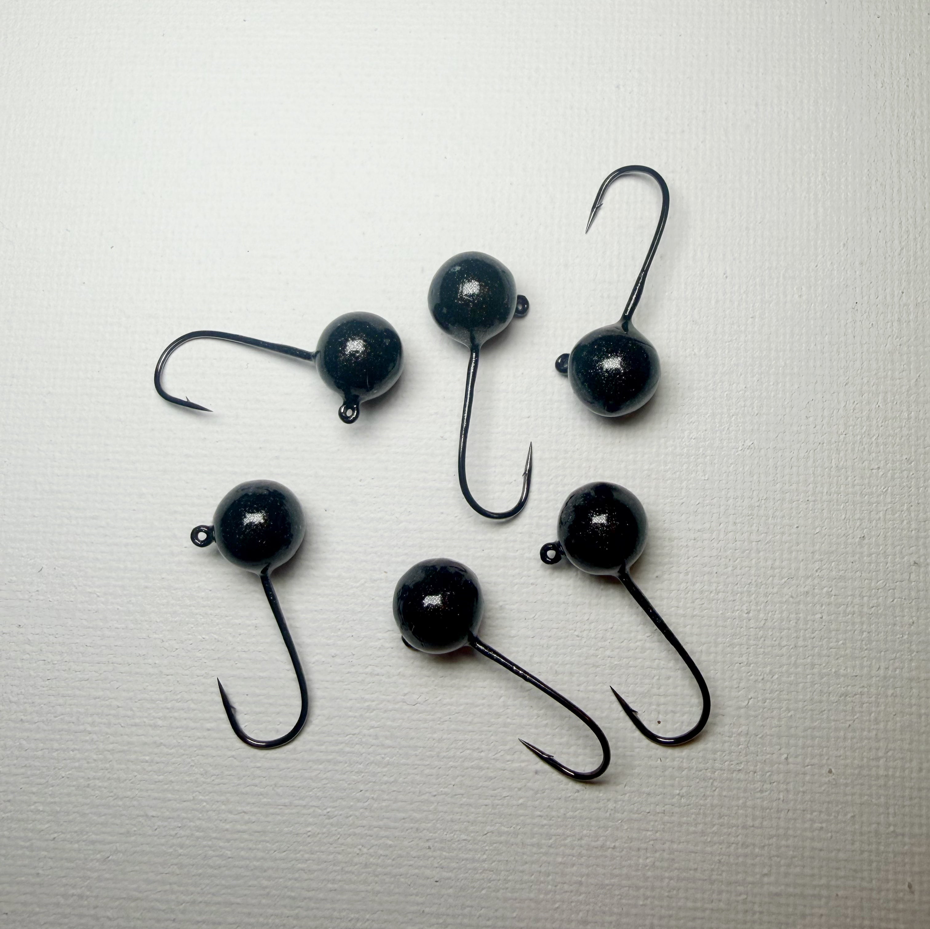 Round Head GEM Jigs (6-Pack) | UV & Glow Fishing Jigs