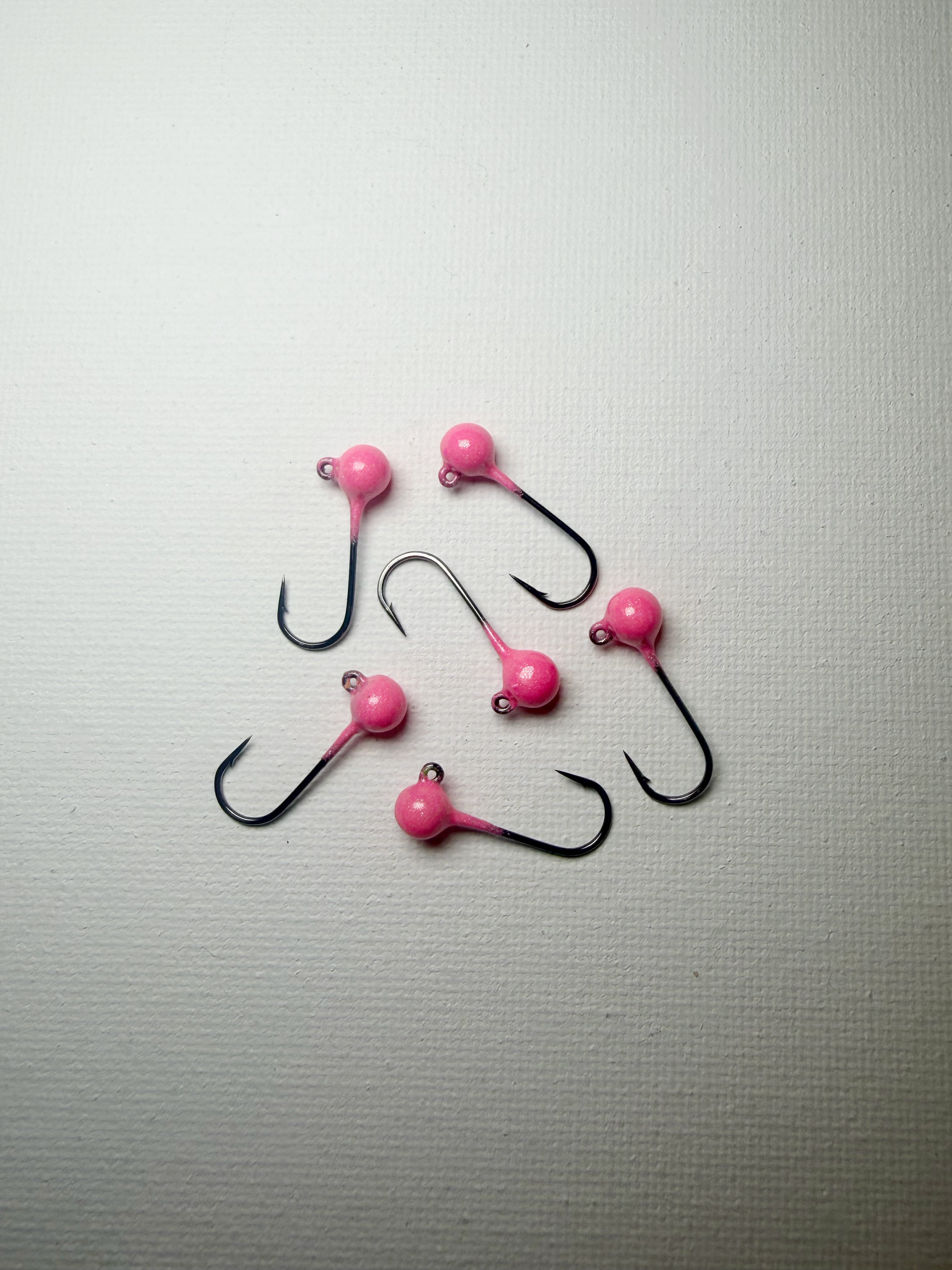 Round Head GEM Jigs (6-Pack) | UV & Glow Fishing Jigs