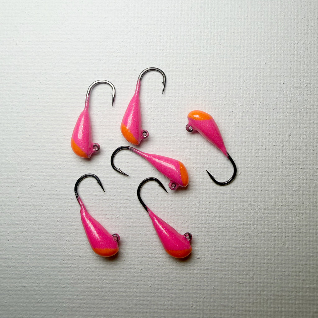 Shad Dart GEM Jigs (6-Pack) | UV & Glow Fishing Jigs