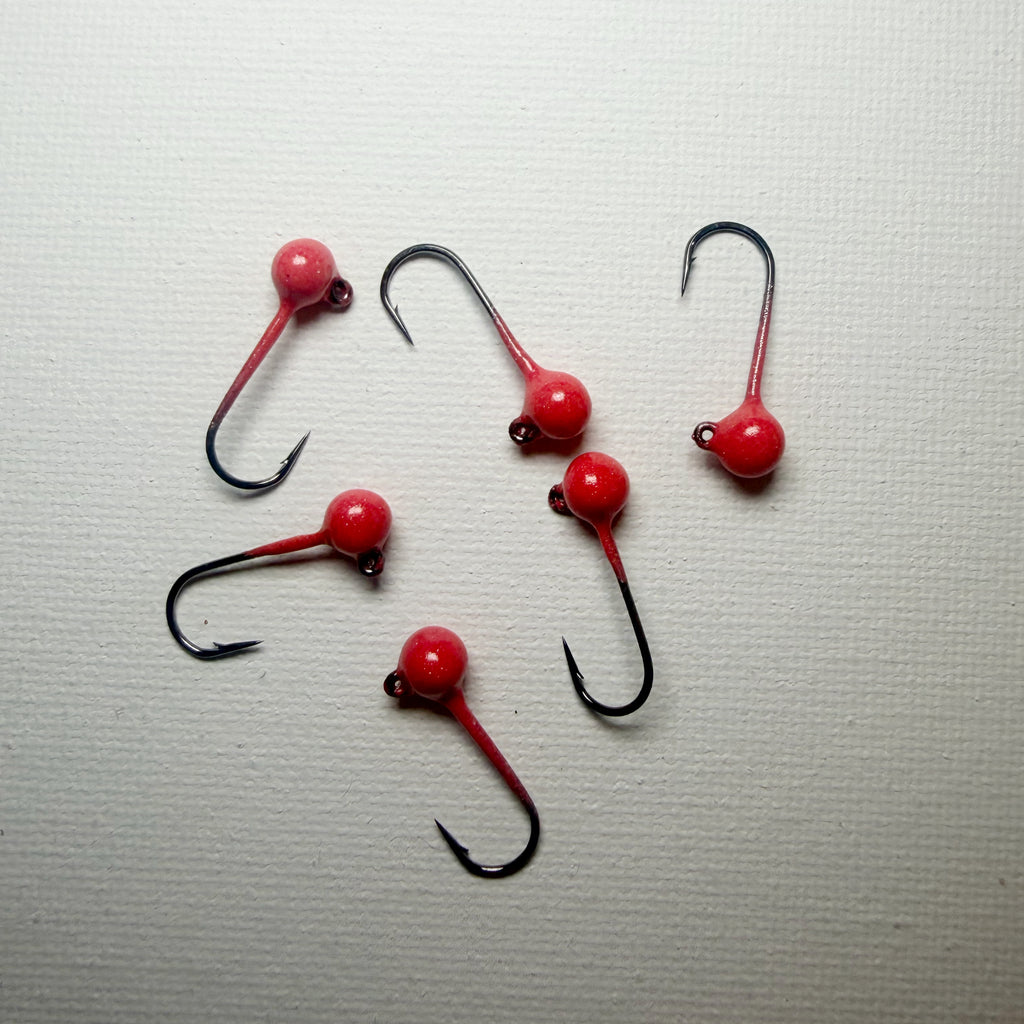 Round Head GEM Jigs (6-Pack) | UV & Glow Fishing Jigs