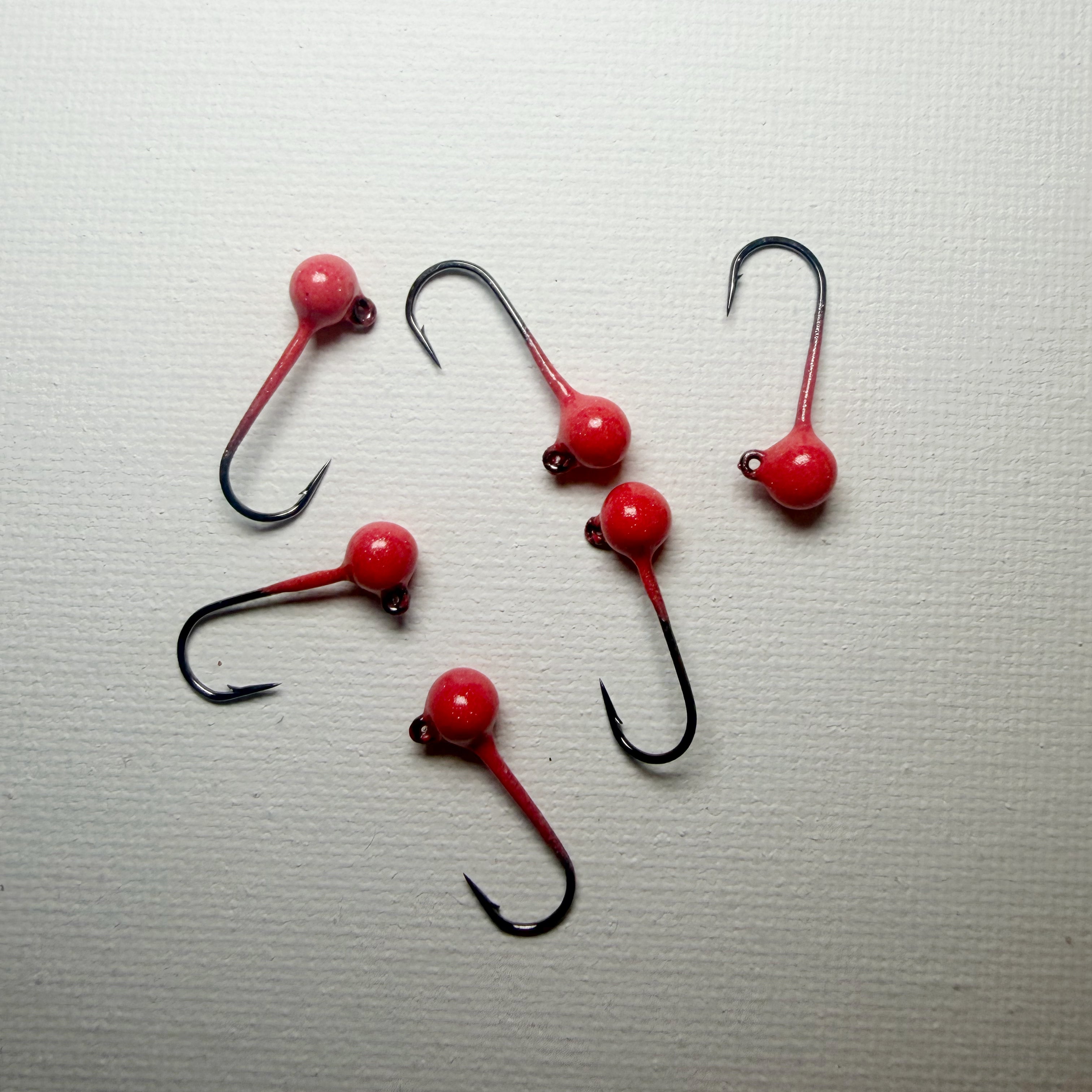 Round Head GEM Jigs (6-Pack) | UV & Glow Fishing Jigs
