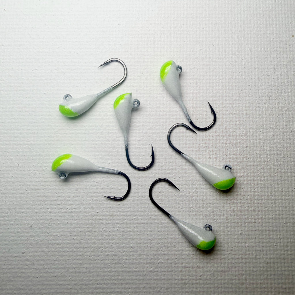 Shad Dart GEM Jigs (6-Pack) | UV & Glow Fishing Jigs