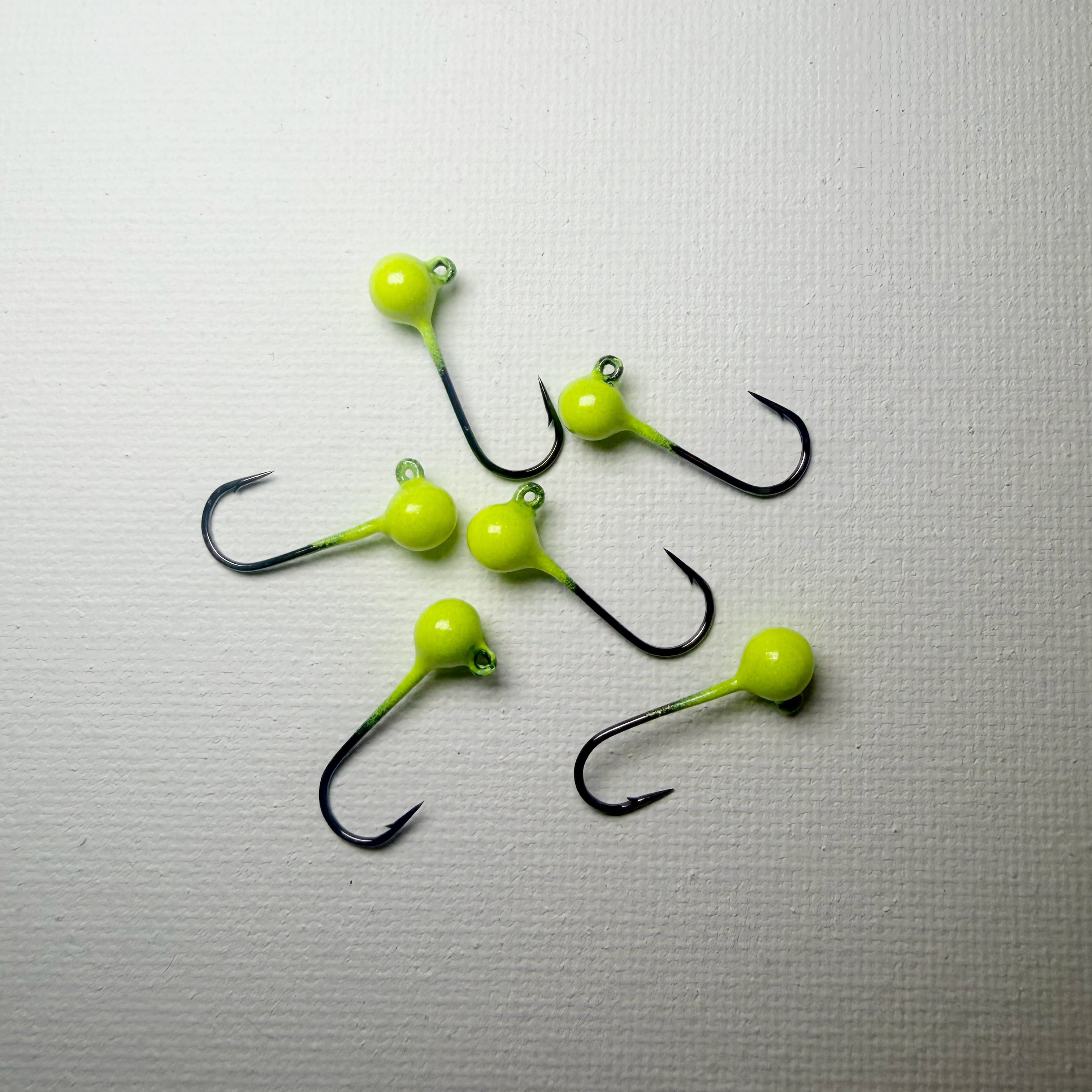 Round Head GEM Jigs (6-Pack) | UV & Glow Fishing Jigs