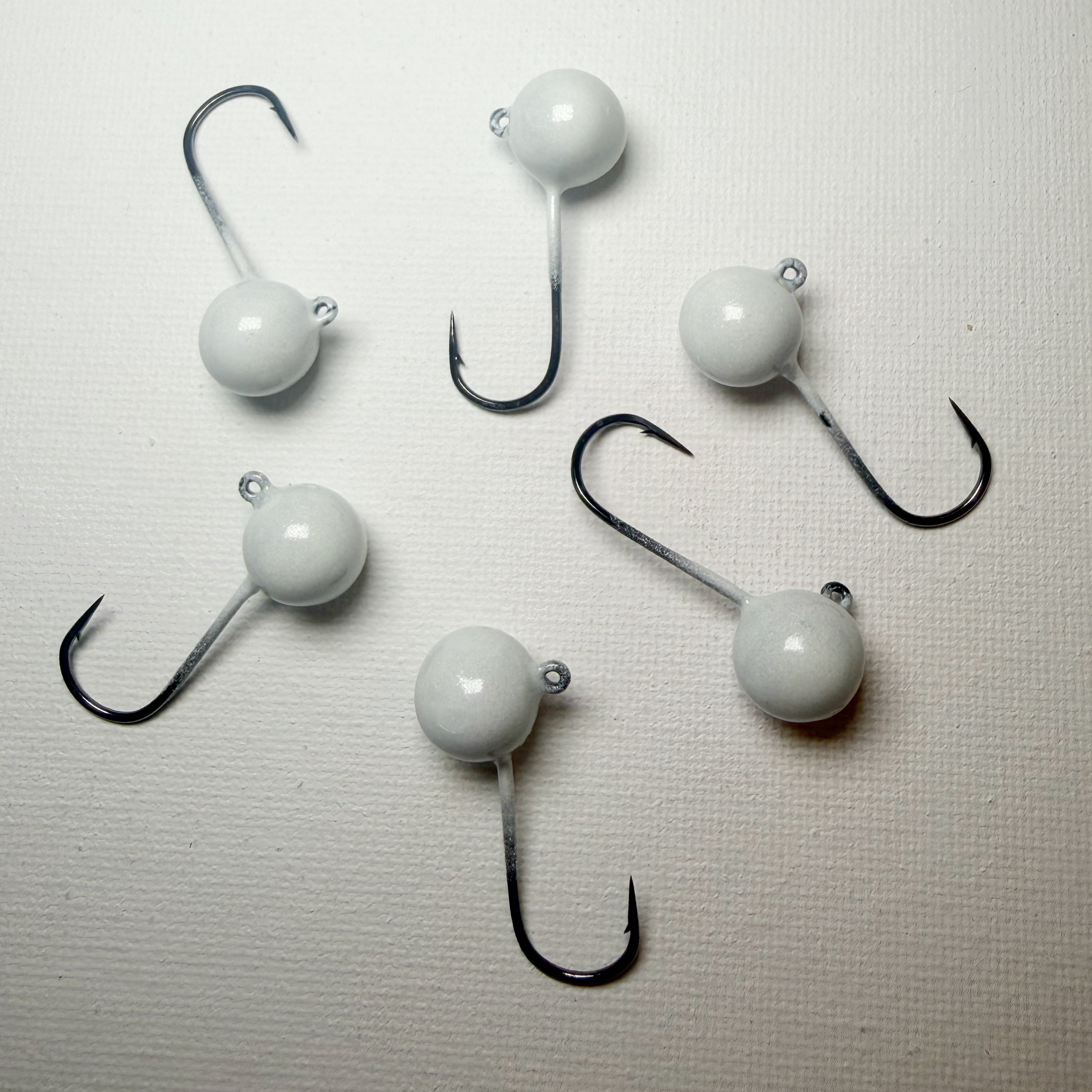 Round Head GEM Jigs (6-Pack) | UV & Glow Fishing Jigs