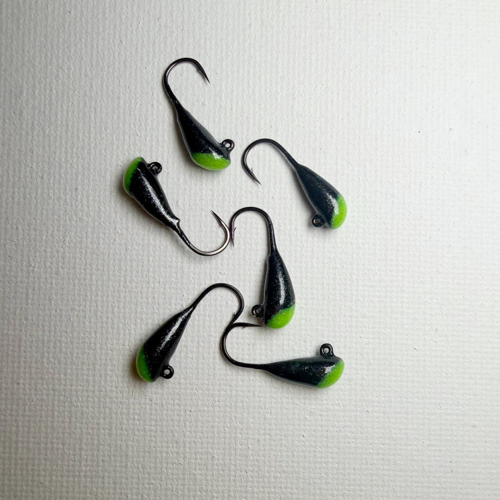 Shad Dart GEM Jigs (6-Pack) | UV & Glow Fishing Jigs