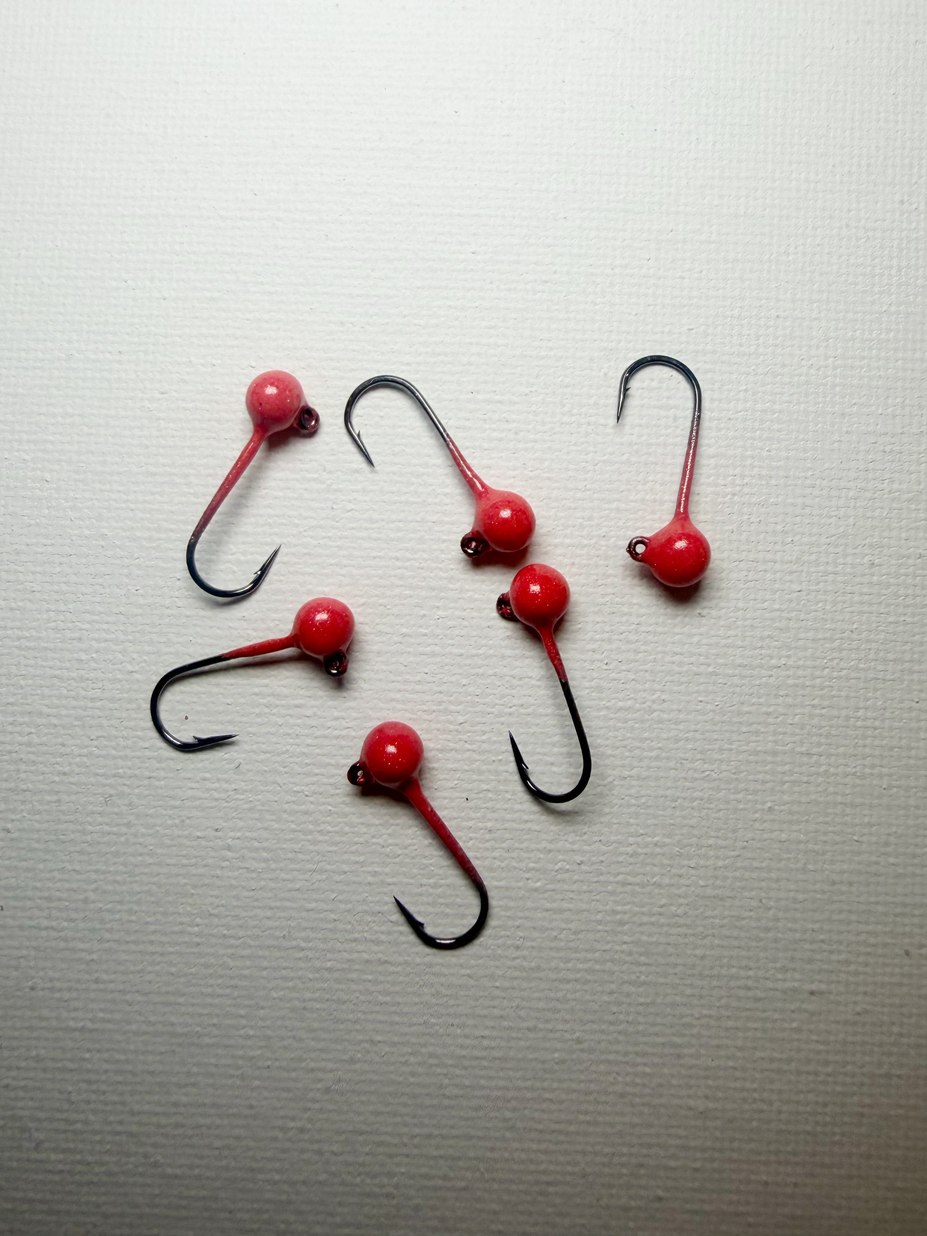 Round Head GEM Jigs (6-Pack) | UV & Glow Fishing Jigs