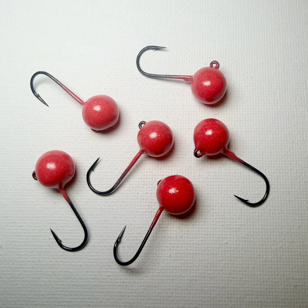 Round Head GEM Jigs (6-Pack) | UV & Glow Fishing Jigs