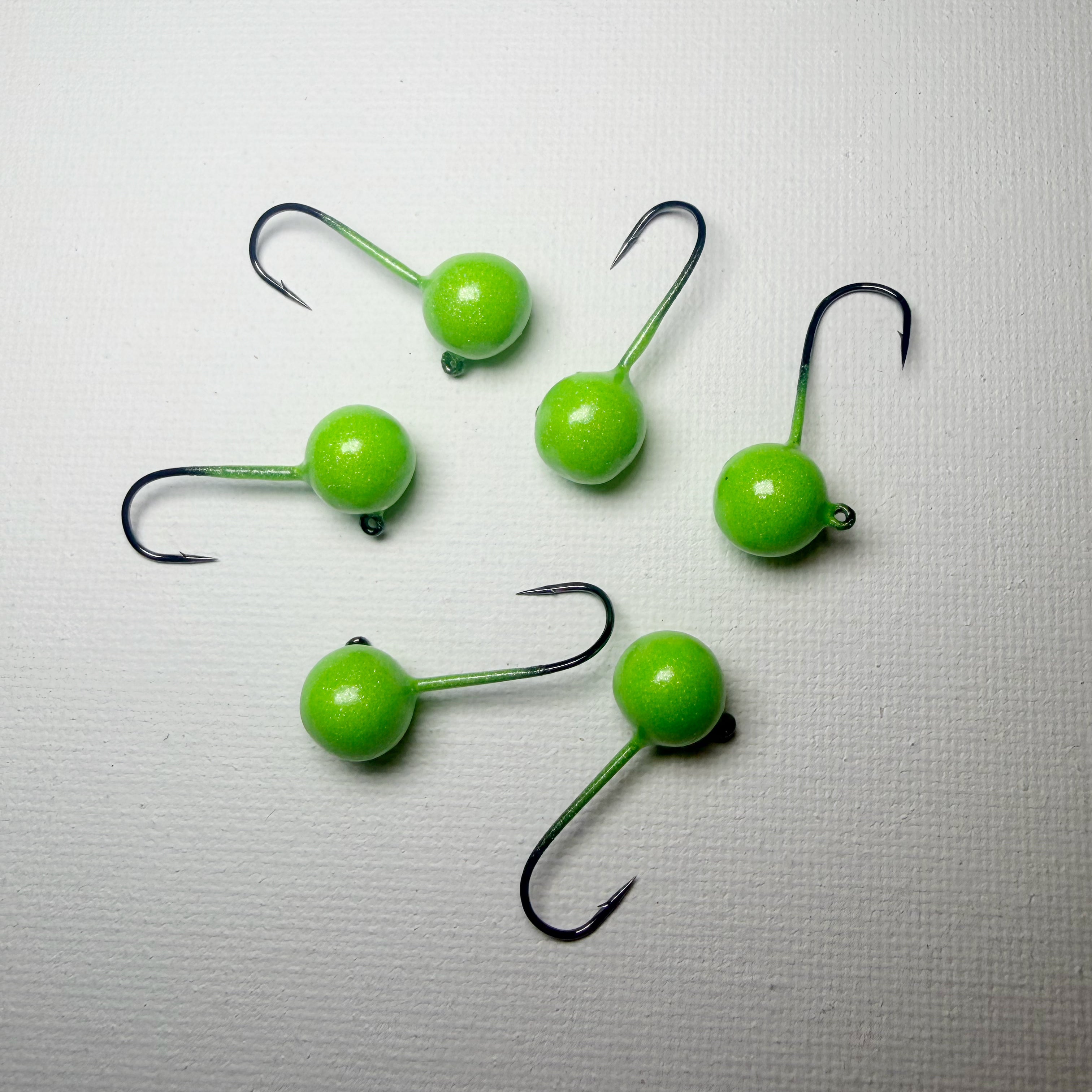 Round Head GEM Jigs (6-Pack) | UV & Glow Fishing Jigs