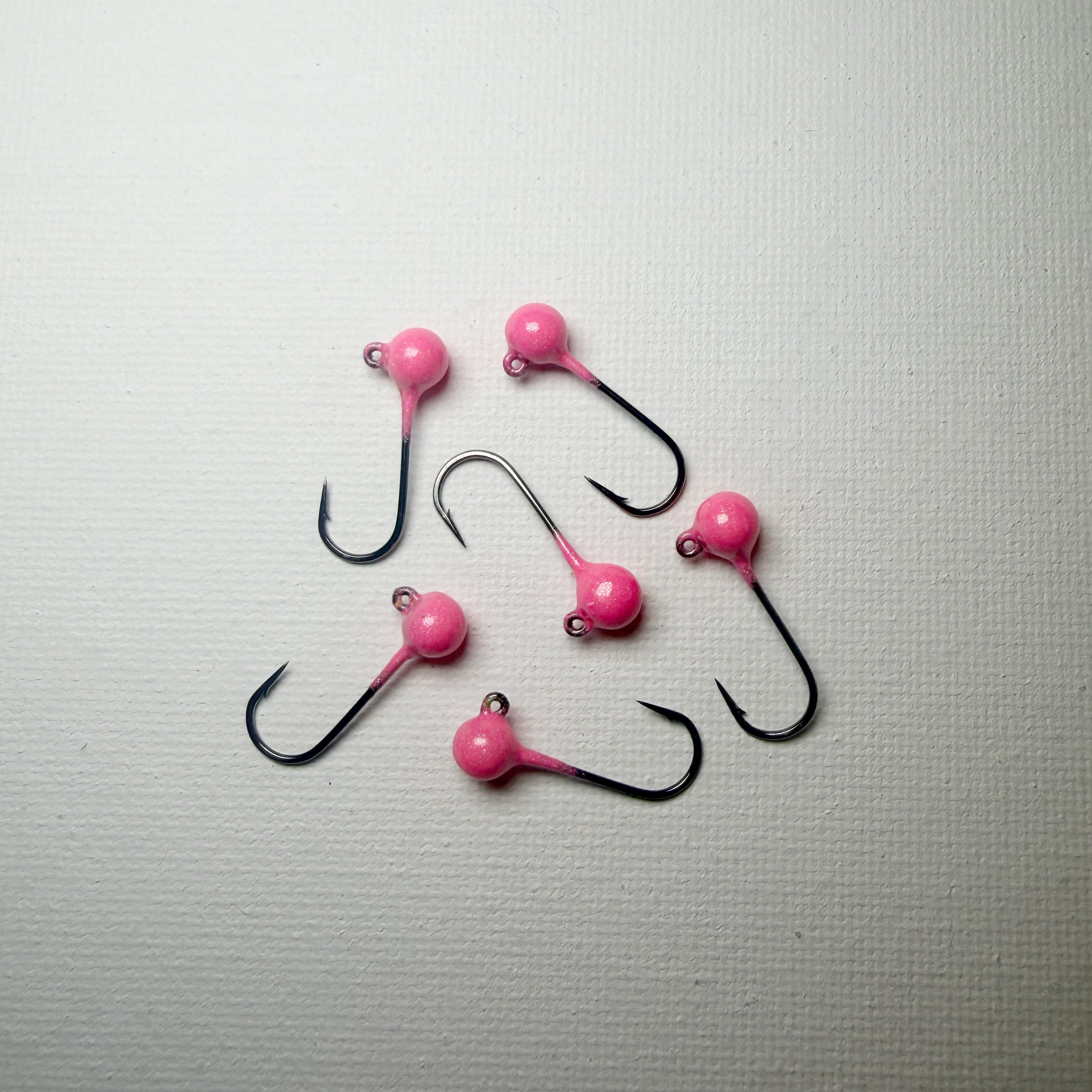 Round Head GEM Jigs (6-Pack) | UV & Glow Fishing Jigs