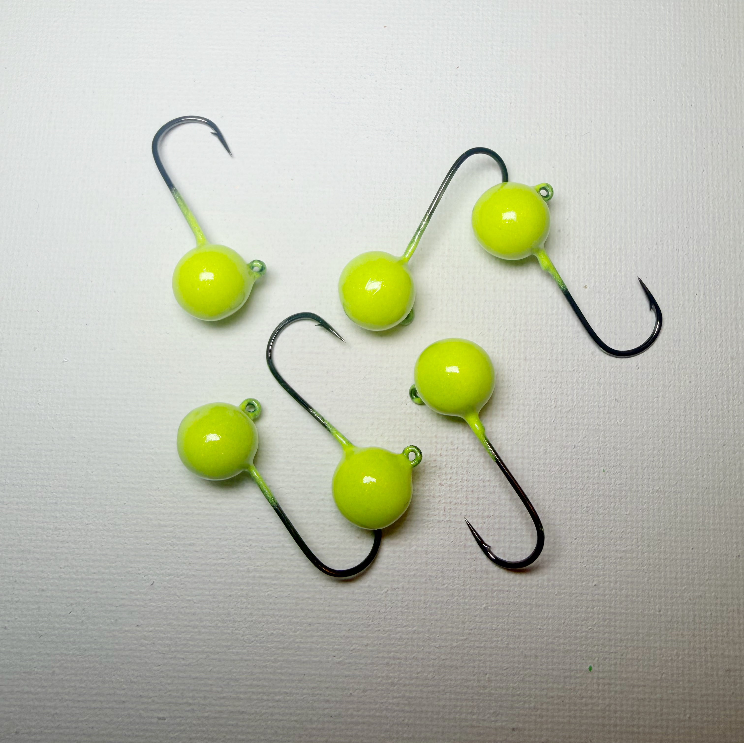 Round Head GEM Jigs (6-Pack) | UV & Glow Fishing Jigs