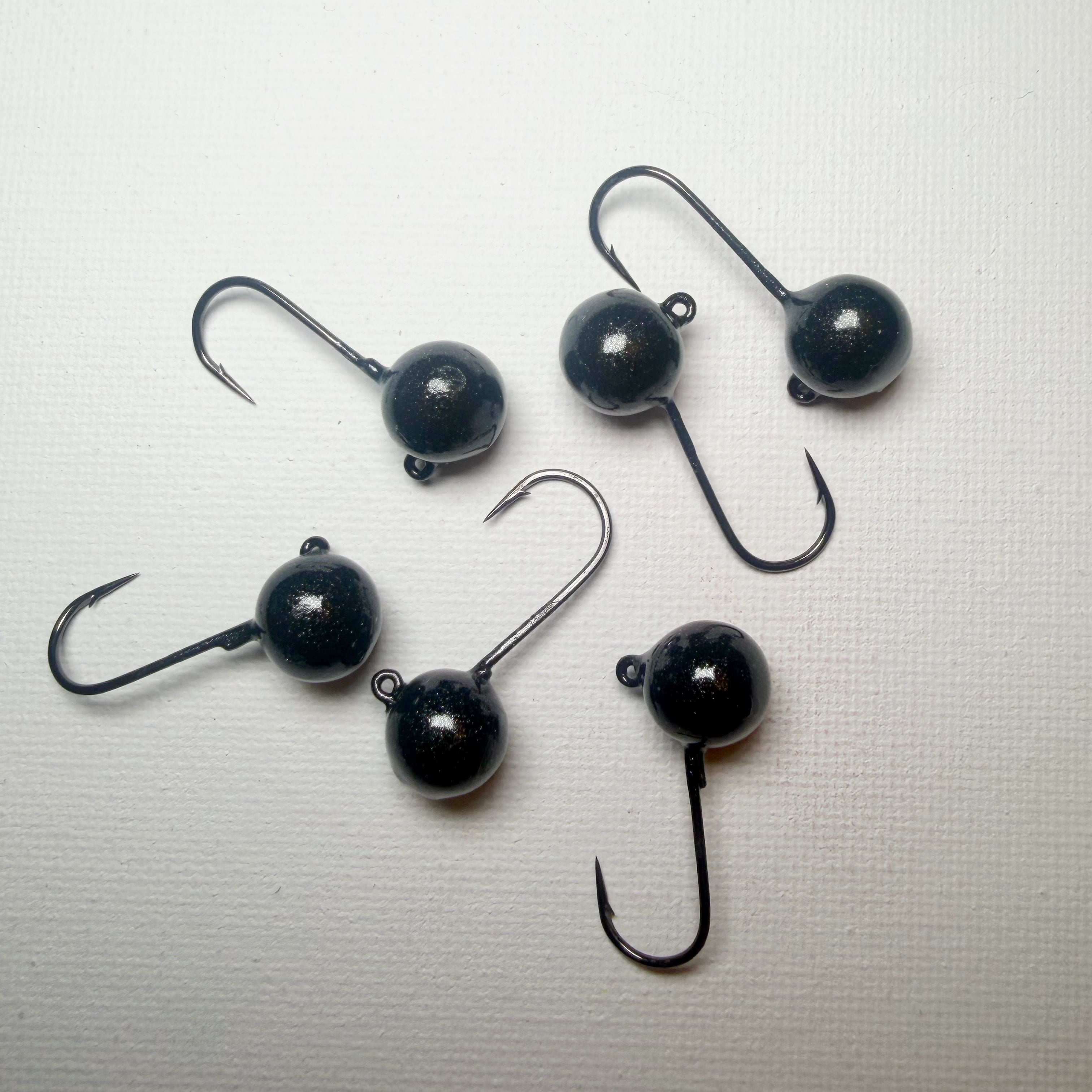 Round Head GEM Jigs (6-Pack) | UV & Glow Fishing Jigs