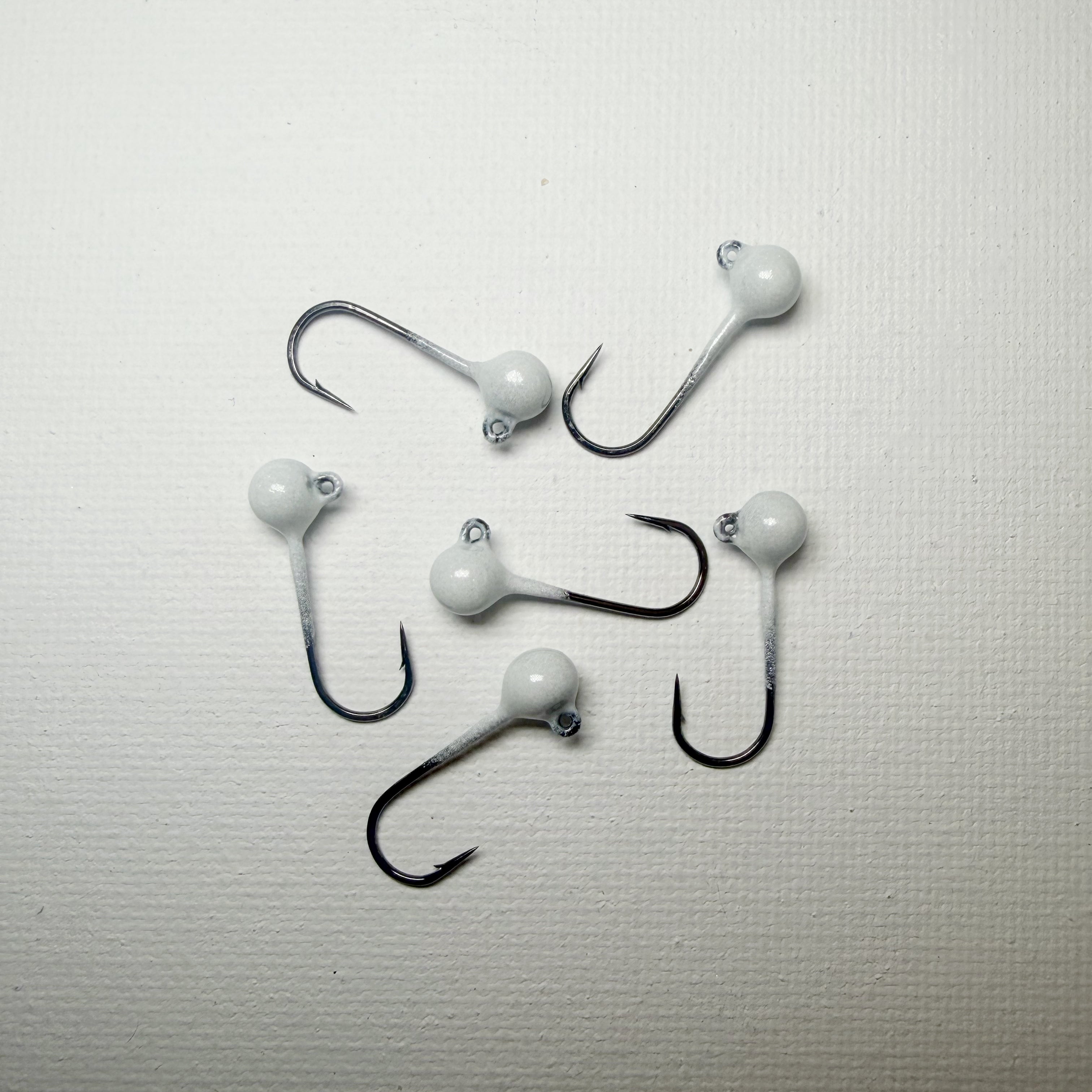 Round Head GEM Jigs (6-Pack) | UV & Glow Fishing Jigs