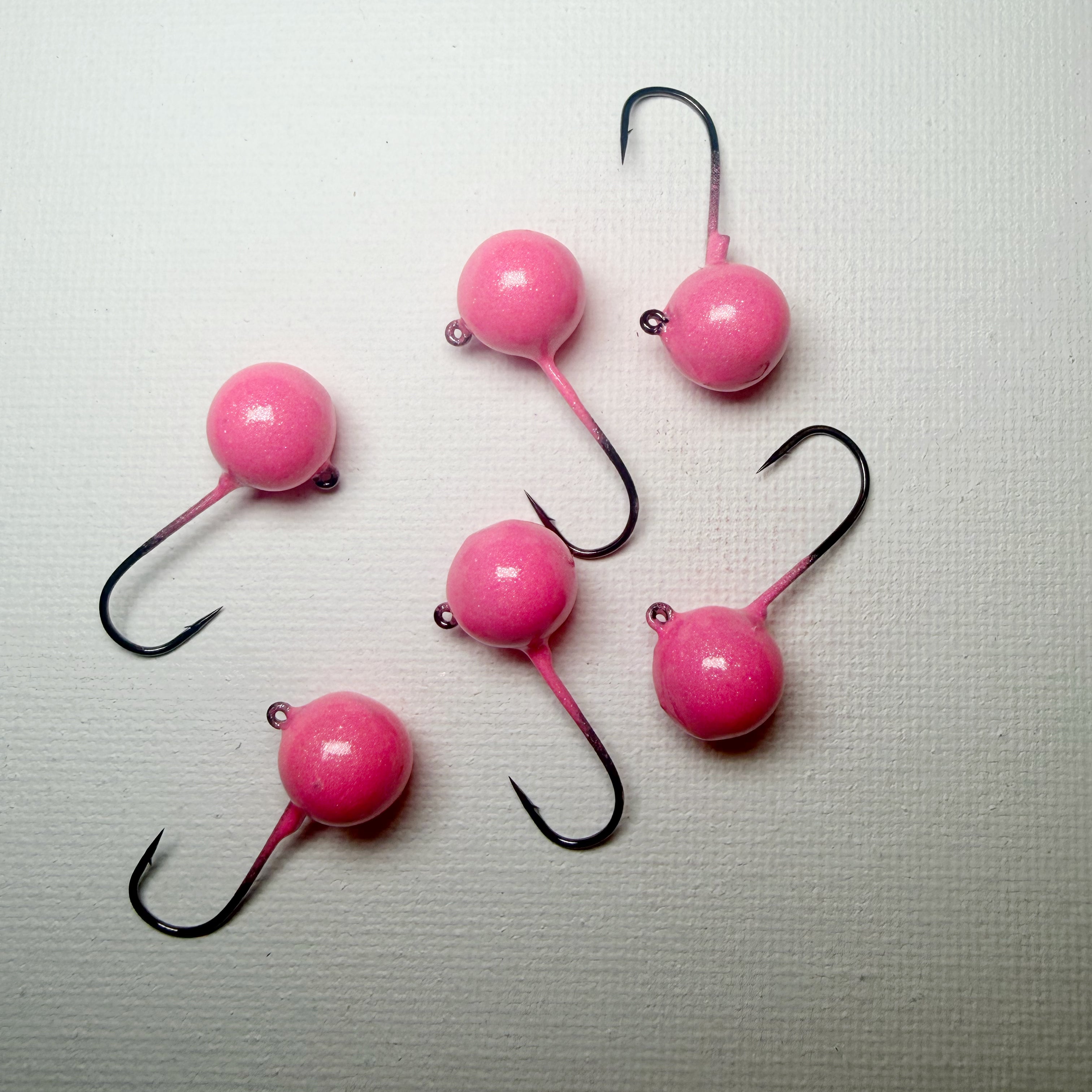 Round Head GEM Jigs (6-Pack) | UV & Glow Fishing Jigs