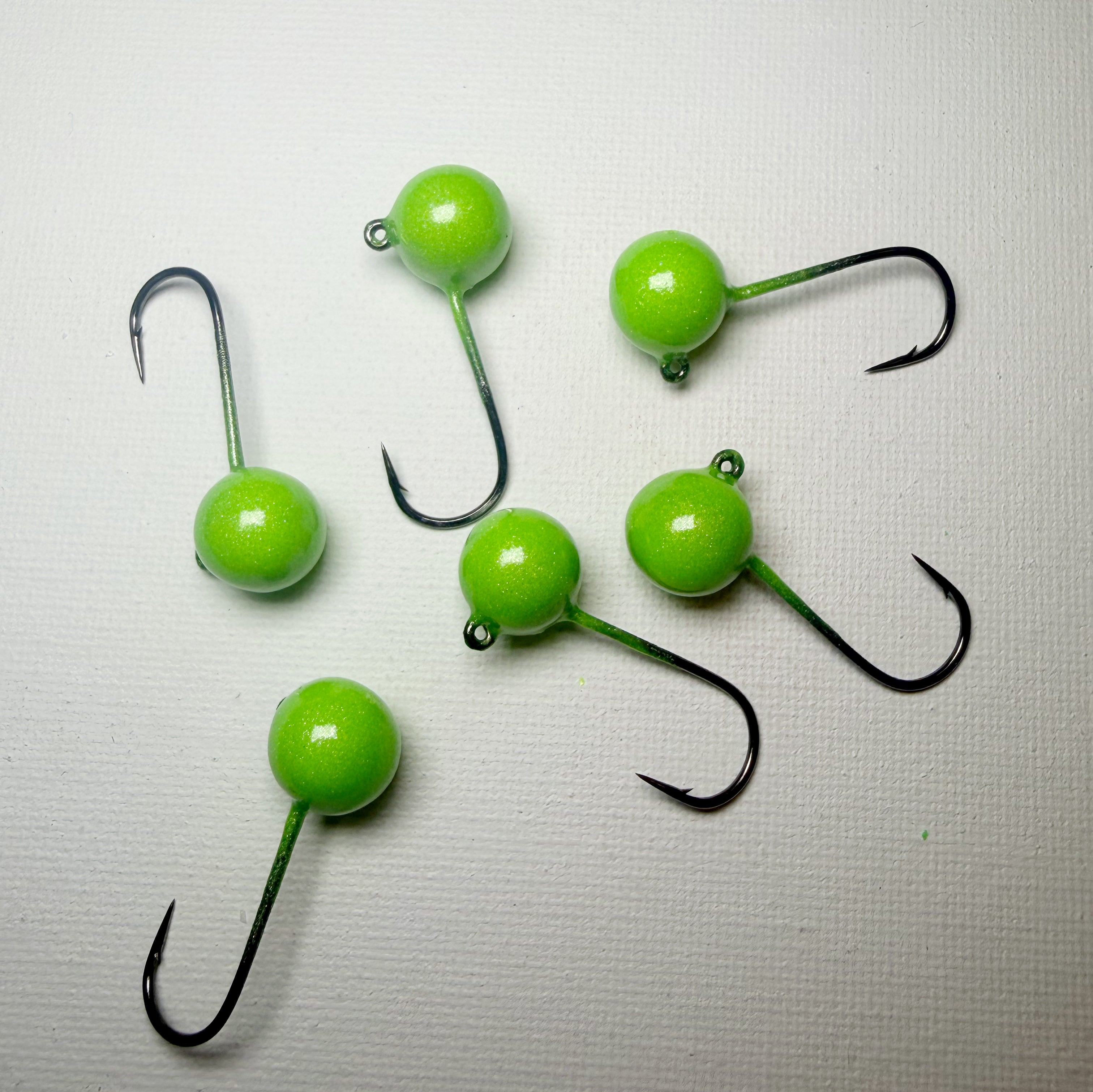 Round Head GEM Jigs (6-Pack) | UV & Glow Fishing Jigs