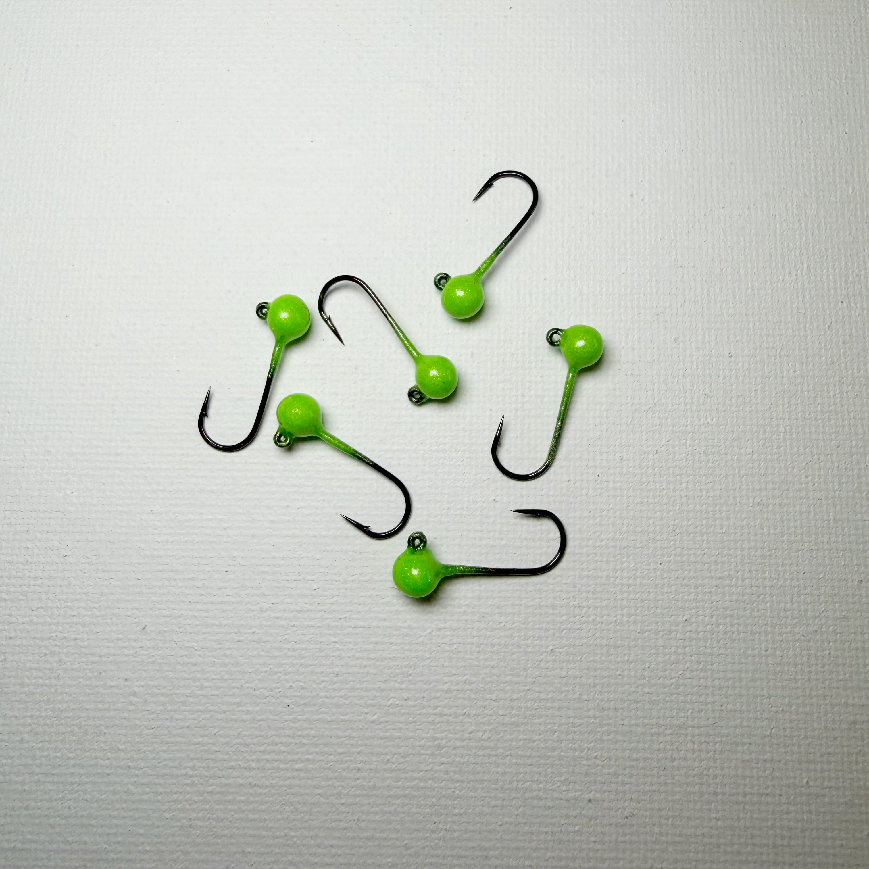 Round Head GEM Jigs (6-Pack) | UV & Glow Fishing Jigs