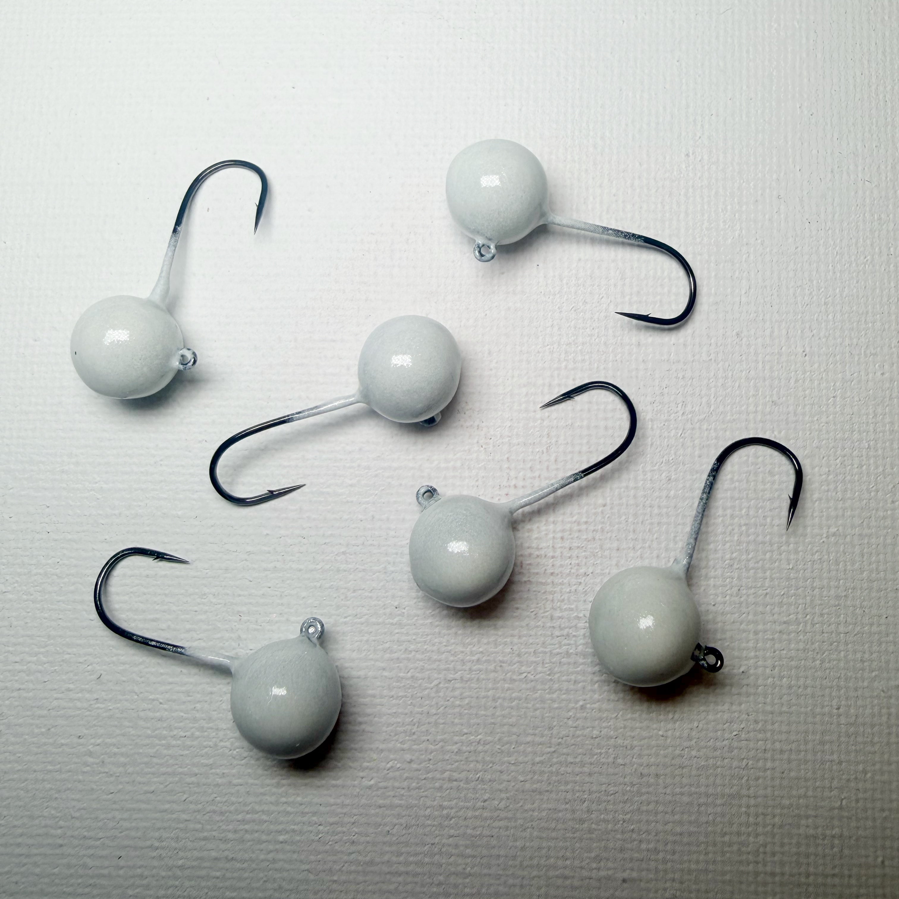 Round Head GEM Jigs (6-Pack) | UV & Glow Fishing Jigs