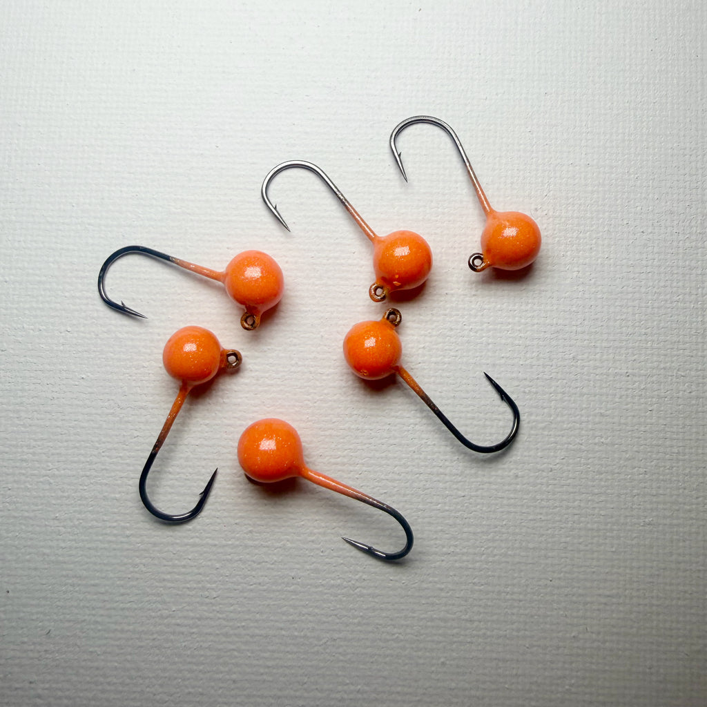 Round Head GEM Jigs (6-Pack) | UV & Glow Fishing Jigs