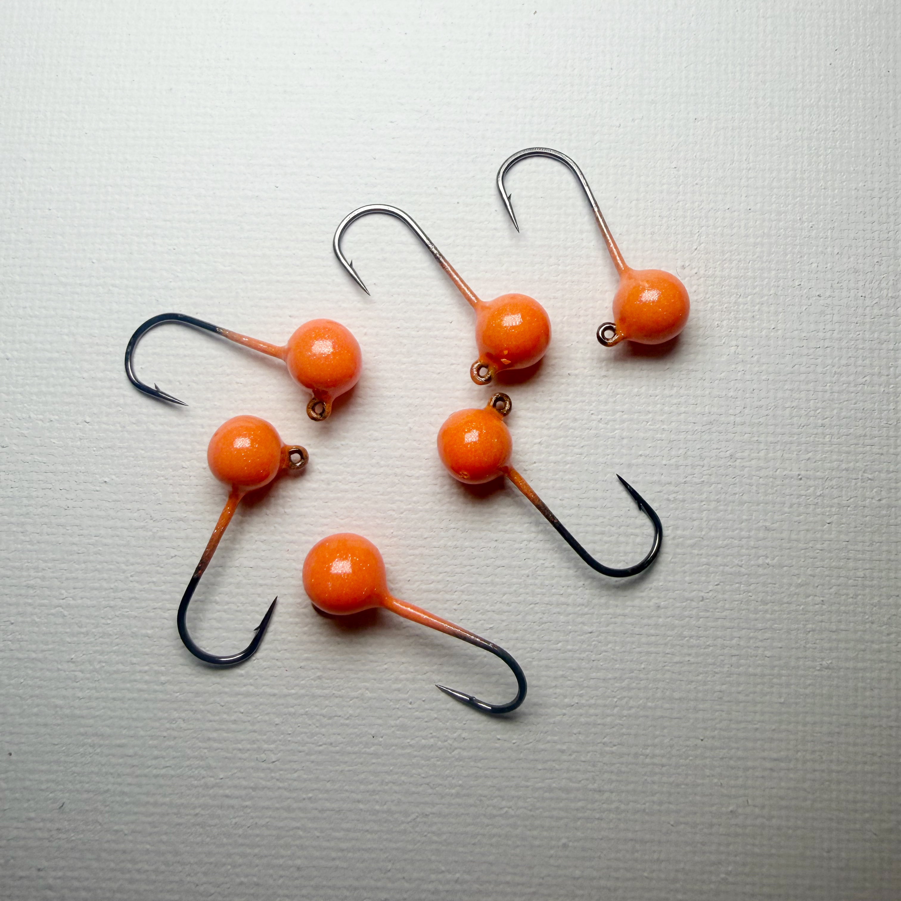 Round Head GEM Jigs (6-Pack) | UV & Glow Fishing Jigs