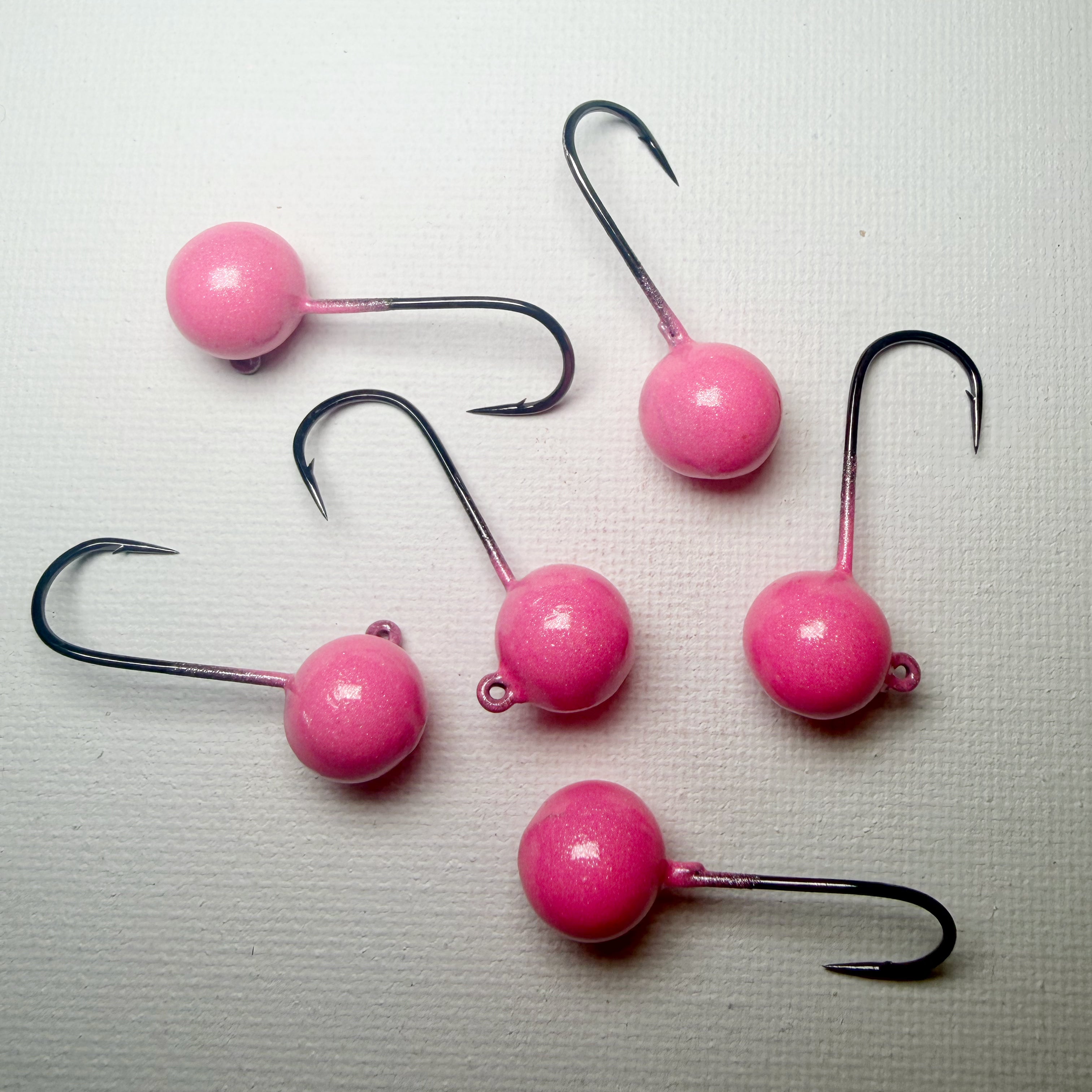 Round Head GEM Jigs (6-Pack) | UV & Glow Fishing Jigs