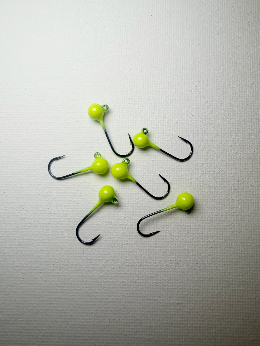 Round Head GEM Jigs (6-Pack) | UV & Glow Fishing Jigs