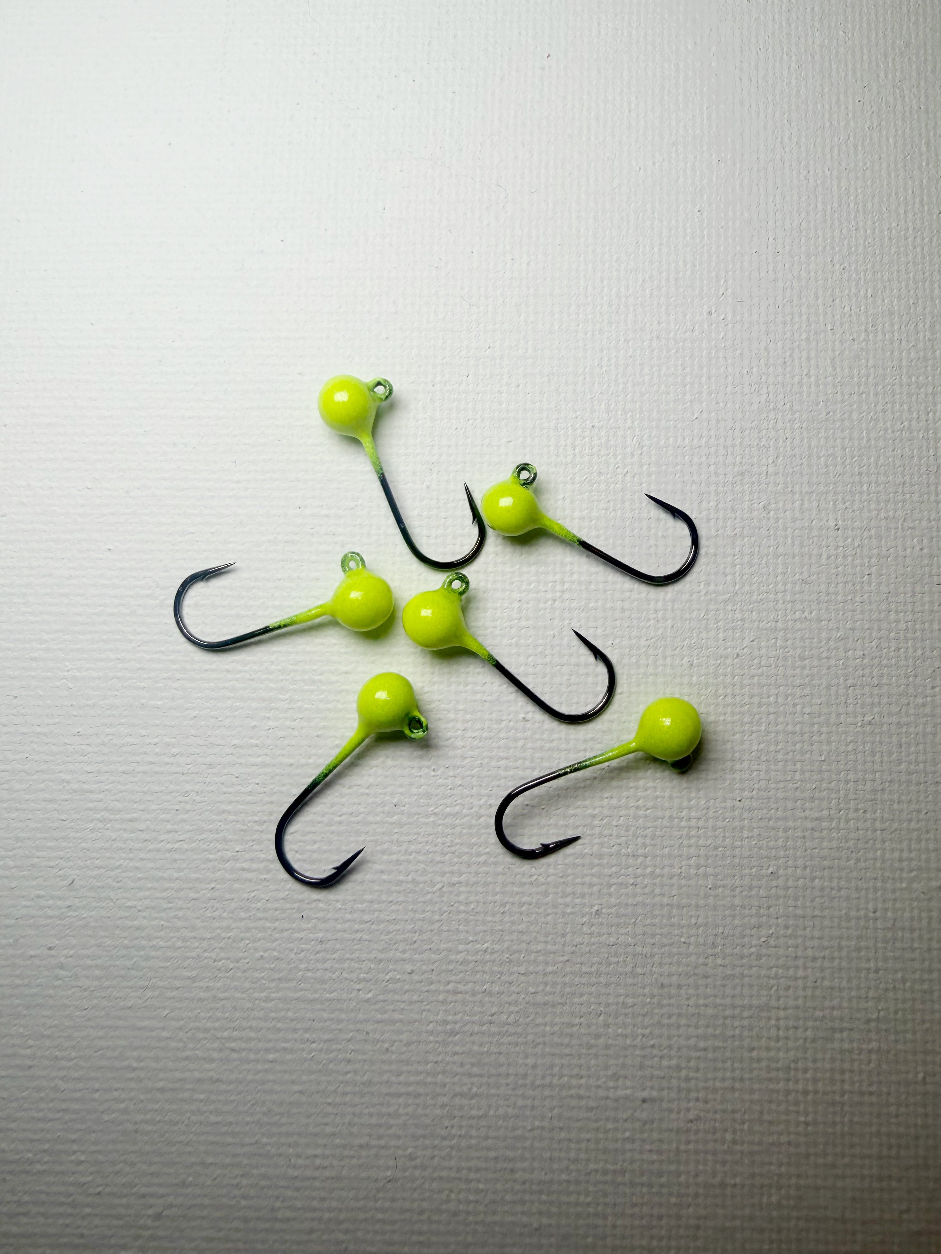 Round Head GEM Jigs (6-Pack) | UV & Glow Fishing Jigs