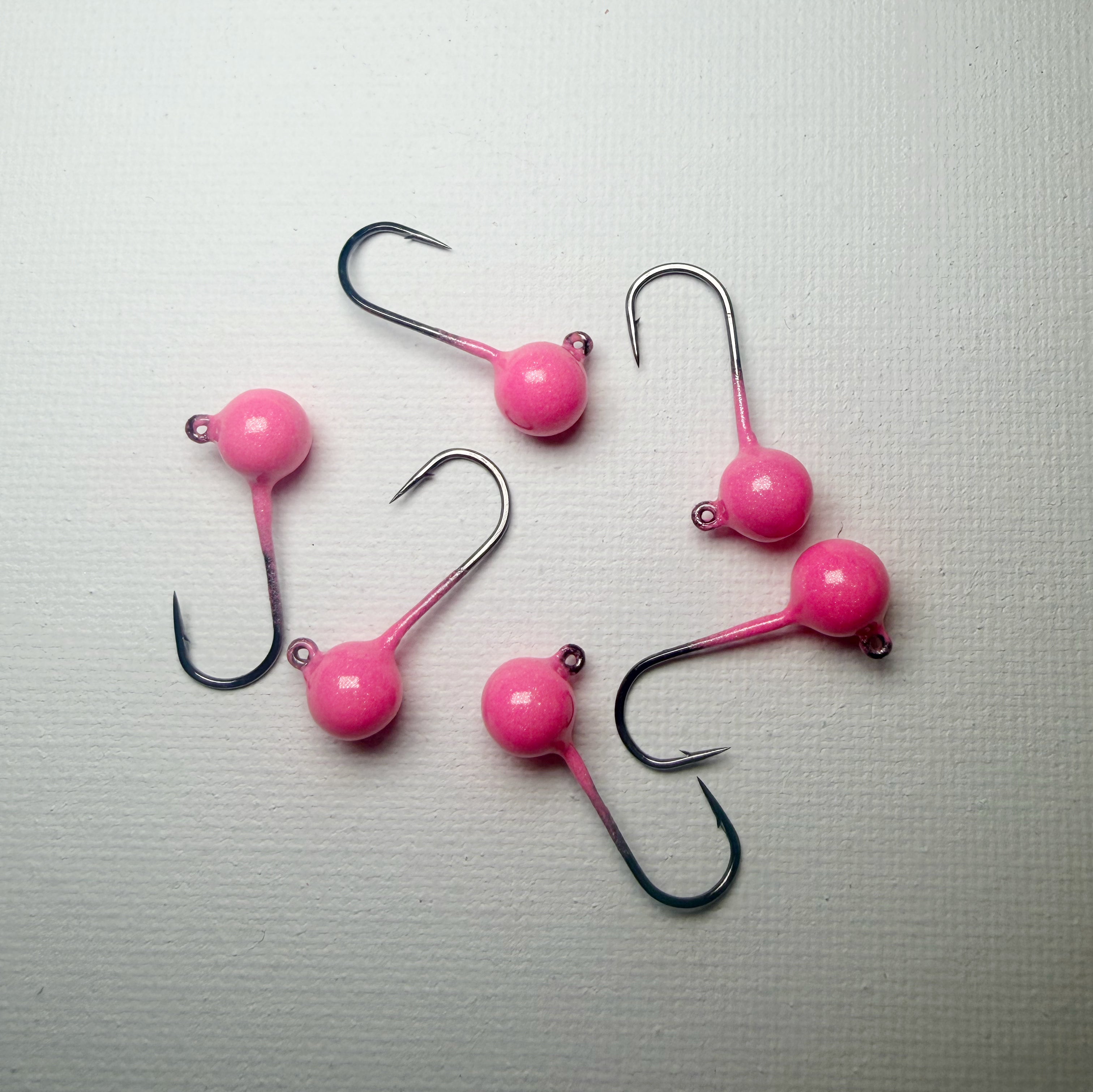 Round Head GEM Jigs (6-Pack) | UV & Glow Fishing Jigs