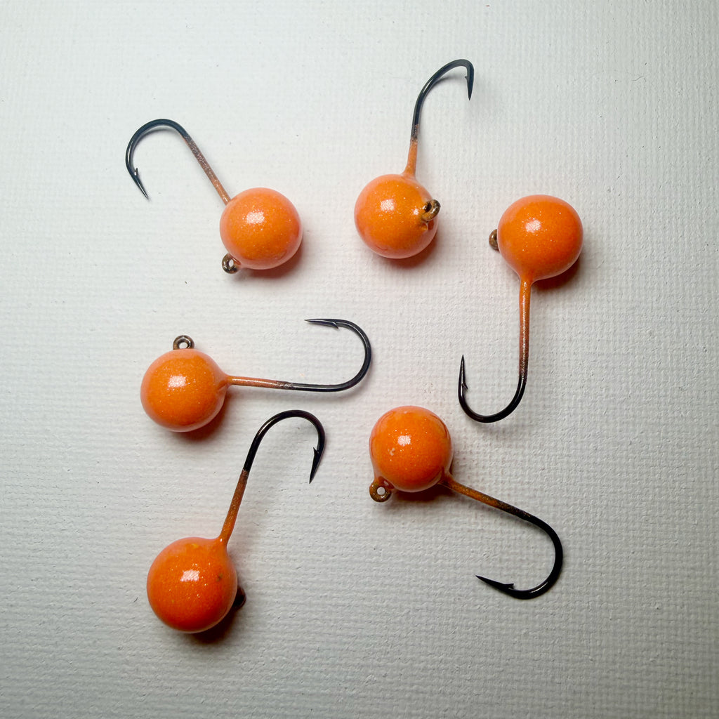 Round Head GEM Jigs (6-Pack) | UV & Glow Fishing Jigs