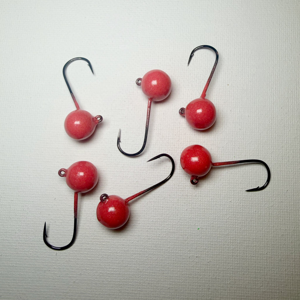 Round Head GEM Jigs (6-Pack) | UV & Glow Fishing Jigs
